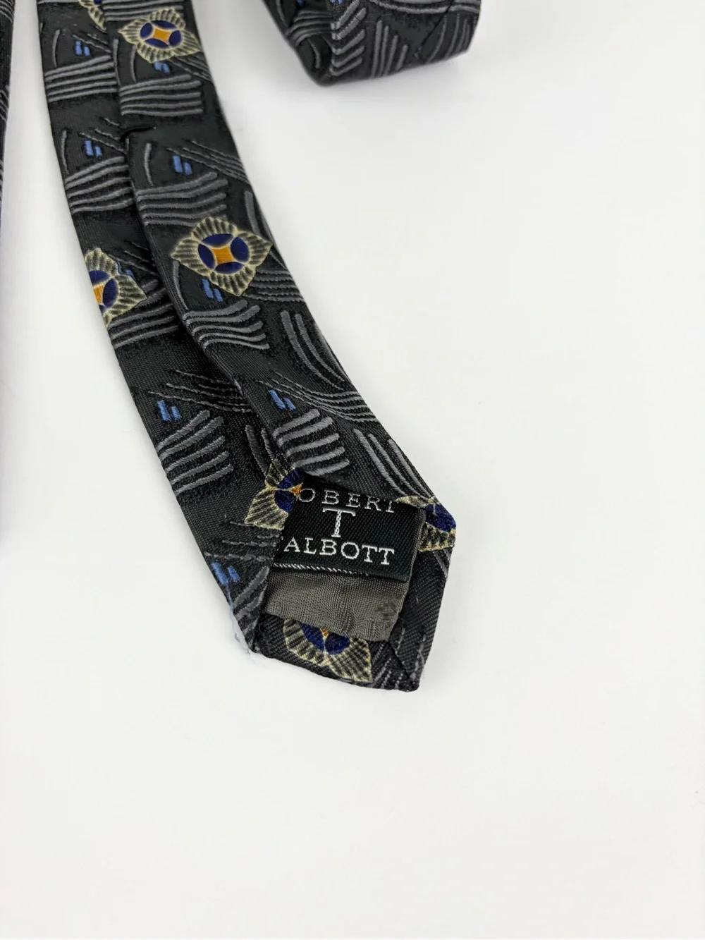 Robert Talbott Grey Handsewn Silk Best Of Class Mens Necktie